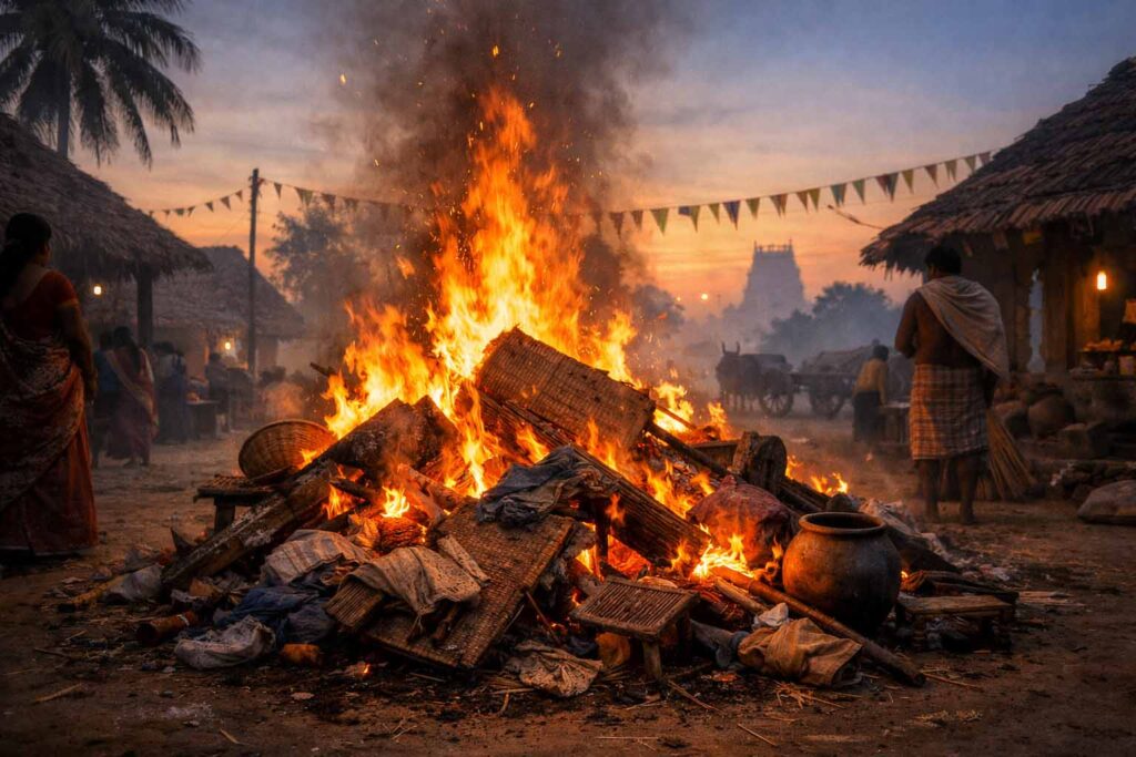 போகி பண்டிகை 2026: ஜனவரி 14 பஞ்சாங்கம் & ராசிபலன்