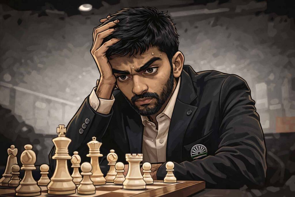 உலக சாம்பியனுக்கு மூன்றாவது சறுக்கல்! குகேஷை வீழ்த்திய ஜெர்மன் சிங்கம்!