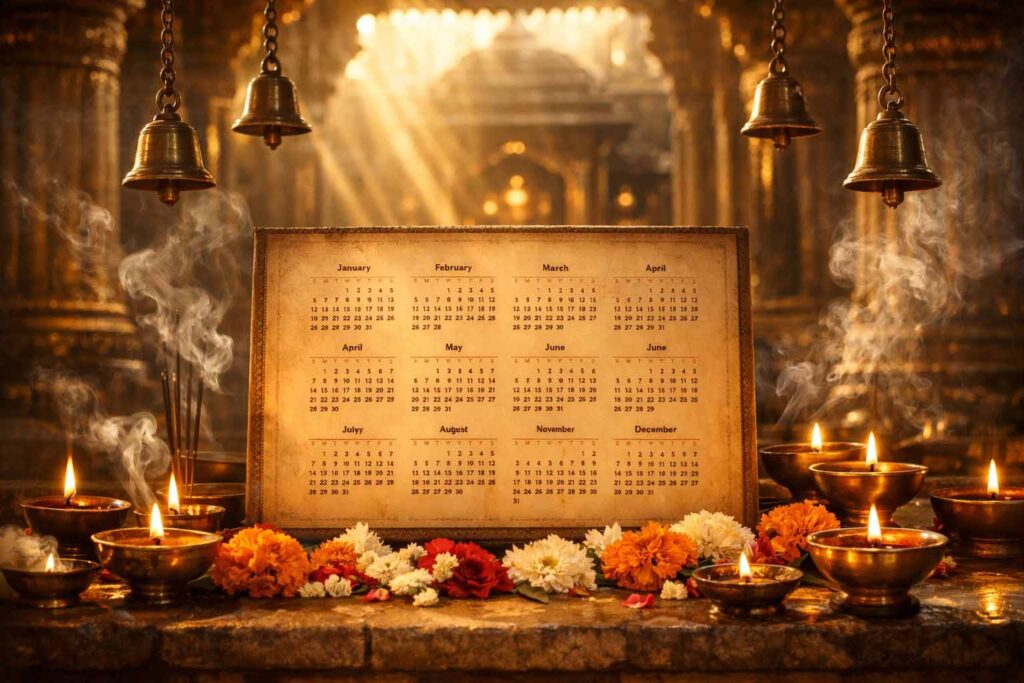 ஆன்மீகத் திருவிழா 2026 : முழு பண்டிகை காலண்டர் & விசேஷ நாட்கள்