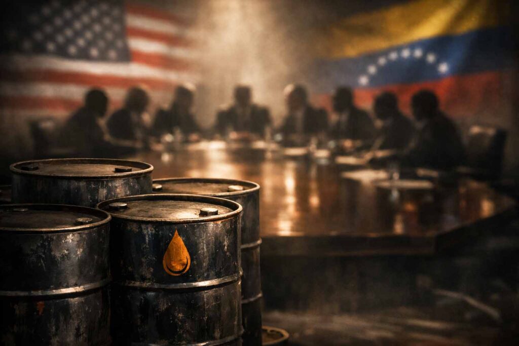 டிரம்ப்–எக்ஸான்–வெனிசுலா முக்கோண அரசியல்