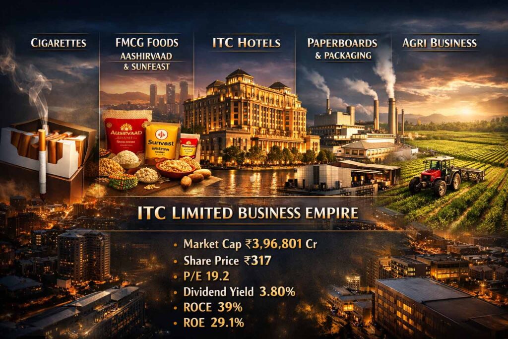 ITC Limited பங்கு ஆய்வு 2026: அதிக டிவிடெண்ட், கடன் இல்லா எஃகு கோட்டை